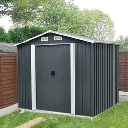 מחסן מתכת 242777 בגודל 2.36/1.74 מטר דגם X0608 מבית GARDEN TOP