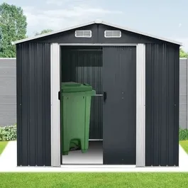 מחסן מתכת 242777 בגודל 2.36/1.74 מטר דגם X0608 מבית GARDEN TOP