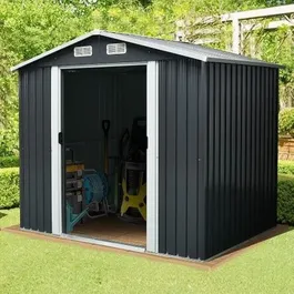 מחסן מתכת 242777 בגודל 2.36/1.74 מטר דגם X0608 מבית GARDEN TOP