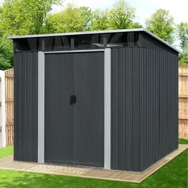 מחסן מתכת 242887 דגם PS0608 בגודל 2.38/1.94 מטר מבית Garden Top