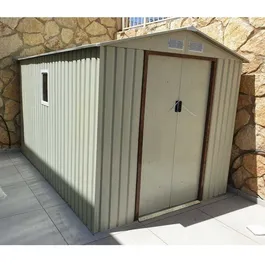 מחסן מתכת פרמיום 242892 דגם T710 בגודל 2.13/3.19 מטר מבית Garden Top