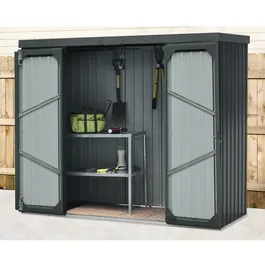 מחסן מתכת 242894 דגם P26GP בגודל 2.26/0.81 מטר מבית Garden Top