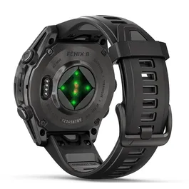 שעון חכם בקוטר 43 מ"מ 242912 FENIX 8 AMOLED SAPPHIRE TITANIUM מבית GARMIN
