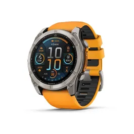 שעון חכם בקוטר 51 מ"מ 242917 FENIX 8 AMOLED SAPPHIRE TITANIUM מבית GARMIN