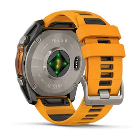 שעון חכם בקוטר 51 מ"מ 242917 FENIX 8 AMOLED SAPPHIRE TITANIUM מבית GARMIN