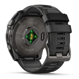 שעון חכם בקוטר 51 מ"מ 242918 FENIX 8 AMOLED SAPPHIRE TITANIUM מבית GARMIN