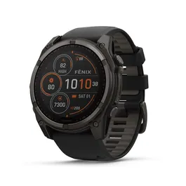 שעון חכם בקוטר 51 מ"מ 242922 FENIX 8 SAPPHIRE SOLAR TITANIUM מבית GARMIN