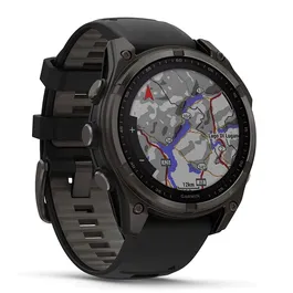 שעון חכם בקוטר 51 מ"מ 242922 FENIX 8 SAPPHIRE SOLAR TITANIUM מבית GARMIN