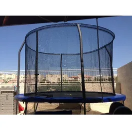 רשת הגנה פנימית לטרמפולינה 242964 בקוטר 2.4 מטר עם 6 או פחות עמודים מטר