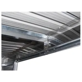 מחסן מתכת סקיילייט 242997 דגם SKY B בגודל 2.61/1.21 מטר מבית Garden Top