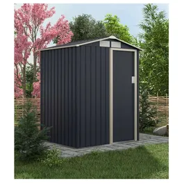 מחסן מתכת 243037 דגם XA בגודל 1.50/1.30 מטר מבית Garden Top