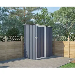 מחסן מתכת 243038 דגם ג'ויה בגודל 1.43/0.95 מטר מבית Garden Top