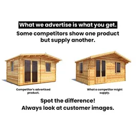 מחסן עץ פרמיום 243062 בגודל 3/2.5 מטר, עובי 45 מ"מ דגם Terminator מבית DunsterHouse