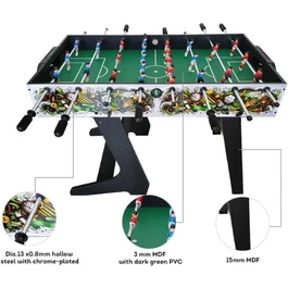 שולחן כדורגל ביתי 250503 בגודל 4 פיט דגם COLOURFUL