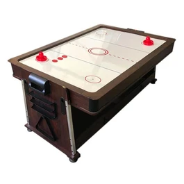 שולחן סנוקר 4 ב -1 איכותי 250606 בגודל 7 פיט, בעל 4 מצבים – בצבע חום ובד ירוק