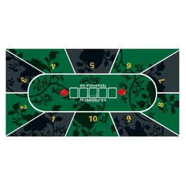 משטח עליון לשולחן פוקר 250843 בצבע ירוק