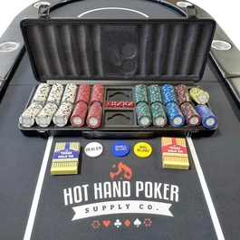 מזוודת פוקר מקצועית 250845 עם 500 ז'יטונים - 14 גרם