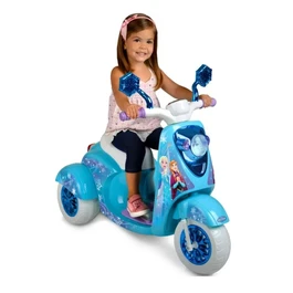 אופנוע ממונע לילדים 250862 עם 3 גלגלים, בעוצמה 6V דגם FROZEN של דיסני
