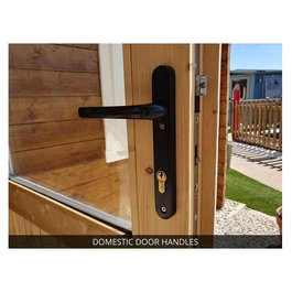 מחסן עץ פרמיום 250922 בגודל 4/3 מטר בעובי 45, דגם TERMINATOR מבית DUNSTER HOUSE