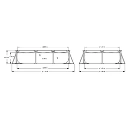 בריכה מלבנית אינטקס 250953 מבית INTEX