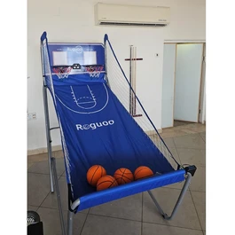 מתקן כדורסל זוגי איכותי צינורות עבים משטח בד 101972 מבית CITYSPORT