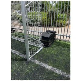 שער כדורגל מקצועי נייד דגם פרמיום 800213 בגודל 5/2 מטר עם מסגרת אחורית כמו הקורות והמשקוף מבית CITYSPORT