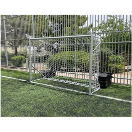 שער קטרגל 3-2 מטר מאלומיניום פרופיל עגול למגרשי חוץ ופנים 100987 מבית CITYSPORT אחריות 3 שנים