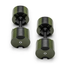 זוג משקולות אוניברסליות 251023 מתכווננות עד NÜOBELL® Green Black 32 KG (מקורי)