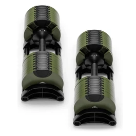 זוג משקולות אוניברסליות 251023 מתכווננות עד NÜOBELL® Green Black 32 KG (מקורי)