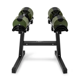 זוג משקולות אוניברסליות 251023 מתכווננות עד NÜOBELL® Green Black 32 KG (מקורי)