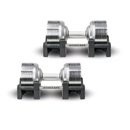 זוג משקולות אוניברסליות מתכווננות עד 32.5 ק"ג 251028 דגם GEN 4 מבית IRONIX (מקוריות)