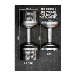 זוג משקולות אוניברסליות מתכווננות עד 32.5 ק"ג 251028 דגם GEN 4 מבית IRONIX (מקוריות)