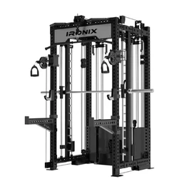 מולטי טריינר קומבו מקצועי כולל סמיט משין 251029 דגם IRONIX® P9 (6 נקודות פולי!!)