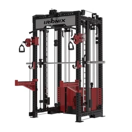 מולטי טריינר קומבו מקצועי כולל סמיט משין 251029 דגם IRONIX® P9 (6 נקודות פולי!!)