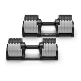 זוג משקולות אוניברסליות 251040 מתכווננות עד 32 ק"ג (מקורי) NÜOBELL® ASH BLACK