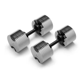 זוג משקולות אוניברסליות 251040 מתכווננות עד 32 ק"ג (מקורי) NÜOBELL® ASH BLACK