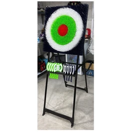 מתקן קליעה למטרה עומד בטיחותי 251053 כולל 8 גרזנים למטרה