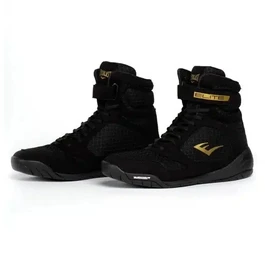 נעלי אגרוף מקצועיות 251061 Everlast Elite 2 Boxing Shoes – צבע שחור