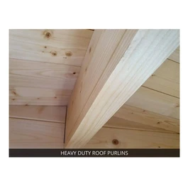 מחסן עץ פרמיום 251075 בגודל 6/4 מטר בעובי 45, דגם TERMINATOR מבית DUNSTER HOUSE