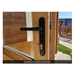 מחסן עץ פרמיום 251075 בגודל 6/4 מטר בעובי 45, דגם TERMINATOR מבית DUNSTER HOUSE