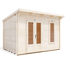 מחסן עץ פרמיום 251076 בגודל 2.5/3.5 מטר בעובי 45, דגם TERMINATOR מבית DUNSTER HOUSE