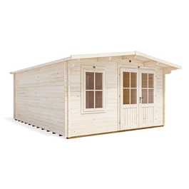 מחסן עץ 251078 בגודל 5/4 מטר בעובי 45, דגם RHINE מבית DUNSTER HOUSE