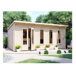 מחסן עץ 251082 בגודל 5.5/3.5 מטר בעובי 45, דגם TERMINATOR מבית DUNSTER HOUSE