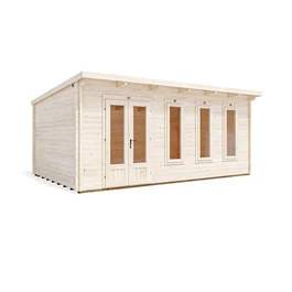 מחסן עץ 251082 בגודל 5.5/3.5 מטר בעובי 45, דגם TERMINATOR מבית DUNSTER HOUSE