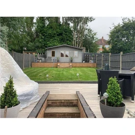 מחסן עץ 251083 בגודל 5/6 מטר בעובי 45, דגם VANQUARD מבית DUNSTER HOUSE