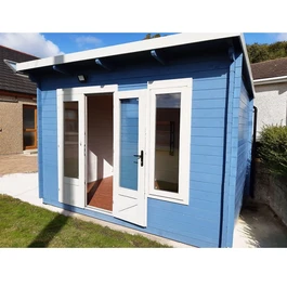 מחסן עץ 251086 בגודל 3/3 מטר בעובי 45, דגם TERMINATOR מבית DUNSTER HOUSE