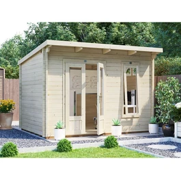 מחסן עץ 251086 בגודל 3/3 מטר בעובי 45, דגם TERMINATOR מבית DUNSTER HOUSE