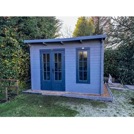 מחסן עץ 251086 בגודל 3/3 מטר בעובי 45, דגם TERMINATOR מבית DUNSTER HOUSE