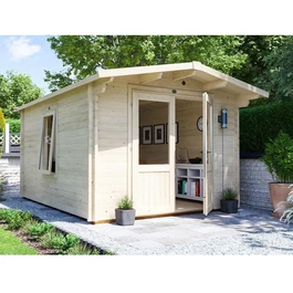 מחסן עץ 251088 בגודל 3/4 מטר בעובי 45, דגם AVON מבית DUNSTER HOUSE