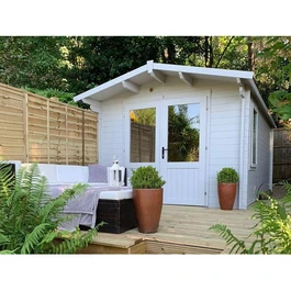 מחסן עץ 251088 בגודל 3/4 מטר בעובי 45, דגם AVON מבית DUNSTER HOUSE